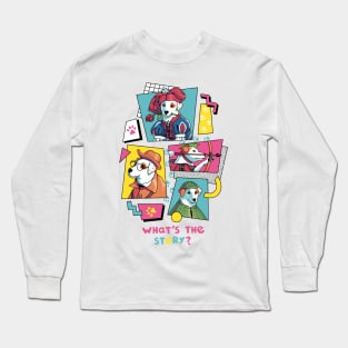 What's the Story, Wishbone? // Tv Show, 90s, Jack Russell Long Sleeve T-Shirt